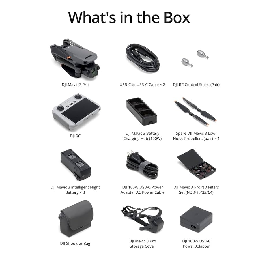 Amazon.com: DJI Mavic 3 Pro Fly More Combo with DJI RC